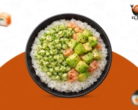 TR4 Riz vinaigre tartare concombre avocat